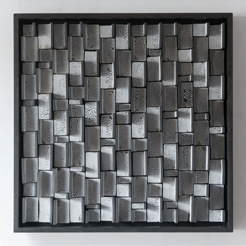 Абстрактное Объемное Панно Industrial panel Travers Coals Серый в Кирове | Loft Concept 