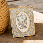 Декоративный постер в раме с рельефным растительным узором арабески New Collection of Arabesques Poster варинант исполнения - 5 | Loft Concept в Кирове