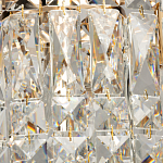 Потолочный светильник круглый с прозрачными подвесками Lunet варинант исполнения - 5 | Loft Concept в Кирове