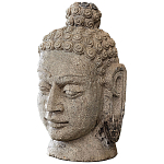 Статуэтка из камня Голова Будды Stone Buddha Head варинант исполнения - 1 | Loft Concept в Кирове