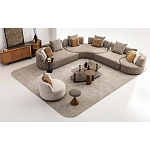 Угловой модульный диван Calypso с поворотным механизмом  варинант исполнения - 12 | Loft Concept в Кирове