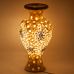Настольная лампа из перламутра в виде вазы Indonesian Vase варинант исполнения - 2 | Loft Concept в Кирове