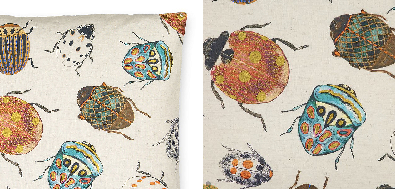 Подушка Beetles - Loft-Concept в Кирове