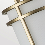 Бра с геометрическим каркасом и матовым белым цилиндрическим плафоном Feiss варинант исполнения - 2 | Loft Concept в Кирове