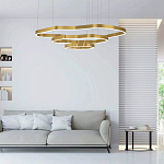 Люстра подвесная с 3-мя ассиметричными светодиодными лампами Golden Current варинант исполнения - 2 | Loft Concept в Кирове