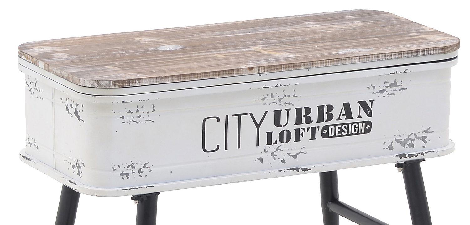 Приставной стол City Urban Loft Design Table white Приставной стол City Urban Loft Design Table white - Loft-Concept в Кирове
