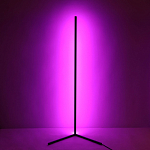 Торшер черного цвета на угловом основании Arteriors варинант исполнения - 3 | Loft Concept в Кирове