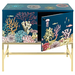 Буфет ручная роспись в морском стиле Cabinet Fondo Marino  варинант исполнения - 3 | Loft Concept в Кирове