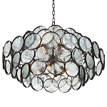 Люстра с каскадом из круглых стеклянных дисков Small Round Sequins варинант исполнения - 2 | Loft Concept в Кирове