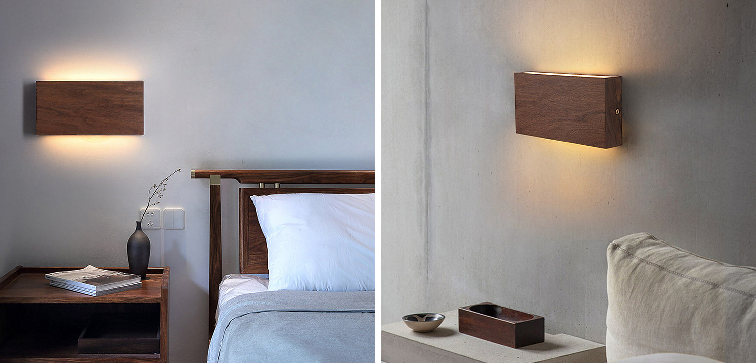 Wall Lamp Retro Square Fixtures Led Up and Down Бра Темное дерево Wall Lamp Retro Square Fixtures Led Up and Down Бра Темное дерево - Loft-Concept в Кирове