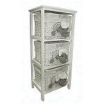 Стеллаж для детской с животными с плетенными корзинами Cute Elephant варинант исполнения - 2 | Loft Concept в Кирове