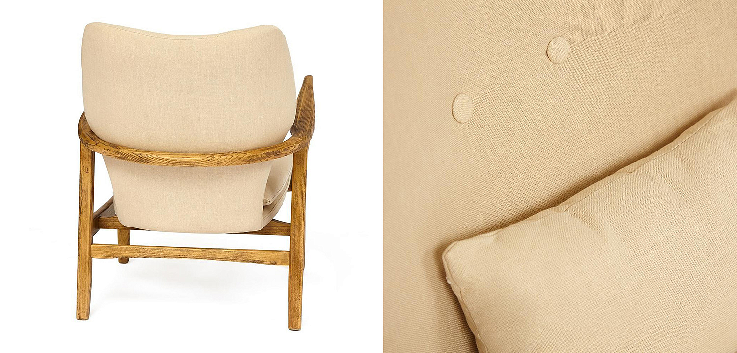 Кресло Makeshift armchair beige Кресло Makeshift armchair beige - Loft-Concept в Кирове
