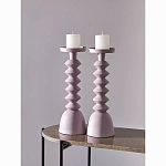 Подсвечник фигурный розовый Bright Accent 36 см варинант исполнения - 3 | Loft Concept в Кирове