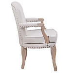 Кресло Aubrey Classical Armchair beige flax варинант исполнения - 2 | Loft Concept в Кирове