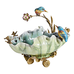 Чаша в виде листка лотоса с птицами Eden Garden варинант исполнения - 1 | Loft Concept в Кирове