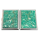 Портсигар с газовой зажигалкой из натурального камня Амазонит Stone Cigarettes Cases варинант исполнения - 4 | Loft Concept в Кирове