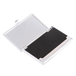 Визитница карманная металлическая с накладкой из натурального камня Апатит Stone Business Card Holders варинант исполнения - 3 | Loft Concept в Кирове