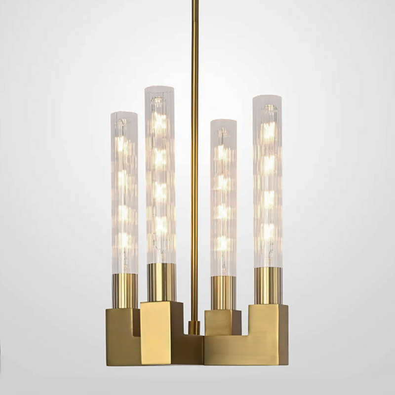 Люстра CANELLE Pendant lamp 4 Modern Brass Латунь в Кирове | Loft Concept 