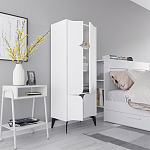 Комод белый с 4-мя дверцами на металлических ножках SPARK MULTIPURPOSE CABINET WHITE варинант исполнения - 6 | Loft Concept в Кирове