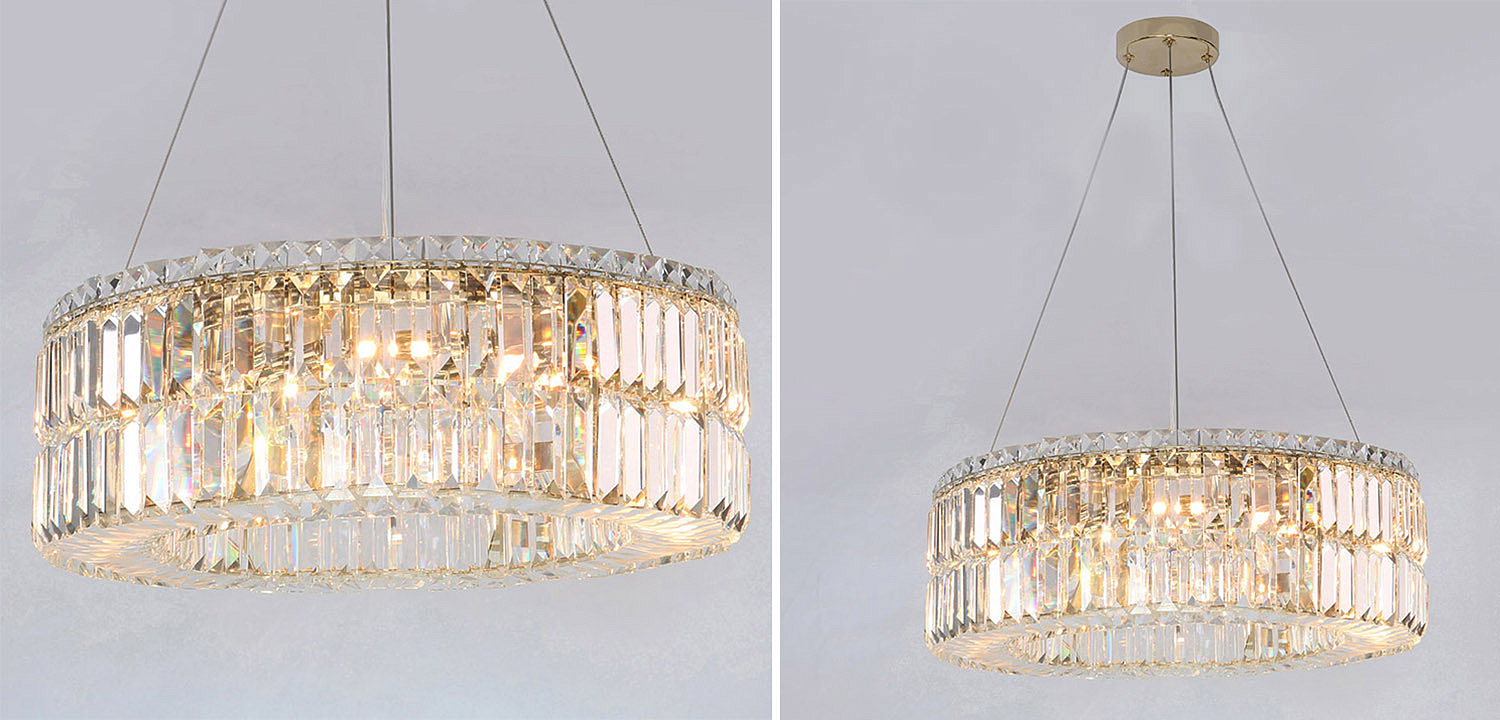 Люстра Darleen Crystal Gold Chandelier 12 Люстра Darleen Crystal Gold Chandelier 12 - Loft-Concept в Кирове