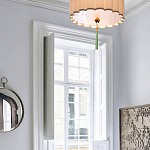 Люстра с тканевым плафоном и зелёной кисточкой Green Tassel варинант исполнения - 1 | Loft Concept в Кирове