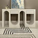 Белая консоль с ящиками Endor White варинант исполнения - 1 | Loft Concept в Кирове