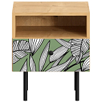 Прикроватная тумба с изображением на ящике Elise Nightstand варинант исполнения - 10 | Loft Concept в Кирове