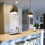 Подвесной светильник с круглым белым плафоном в индустриальном стиле Feiss варинант исполнения - 6 | Loft Concept в Кирове