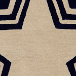 Дизайнерский ковер в виде звезды Poltronova Tappeto Stellina  Navy Blue Grey Rug варинант исполнения - 5 | Loft Concept в Кирове