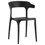 Черный стул из прочного PP-пластика JORIS варинант исполнения - 1 | Loft Concept в Кирове