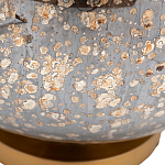 Настольная лампа c бежевым абажуром на круглом стеклянном основании Soft Pastel Light варинант исполнения - 1 | Loft Concept в Кирове