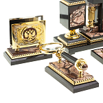 Настольный письменный набор из яшмы Manager Organizer варинант исполнения - 3 | Loft Concept в Кирове