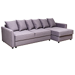 Диван трехместный раскладной Giorgio Sofa серый варинант исполнения - 1 | Loft Concept в Кирове