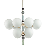 Люстра со вставками из керамики SkyEast 12 ламп варинант исполнения - 1 | Loft Concept в Кирове