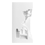 Встраиваемый в стену гипсовый светильник под покраску с эффектом разрушенной стены Antiquity Athena варинант исполнения - 4 | Loft Concept в Кирове