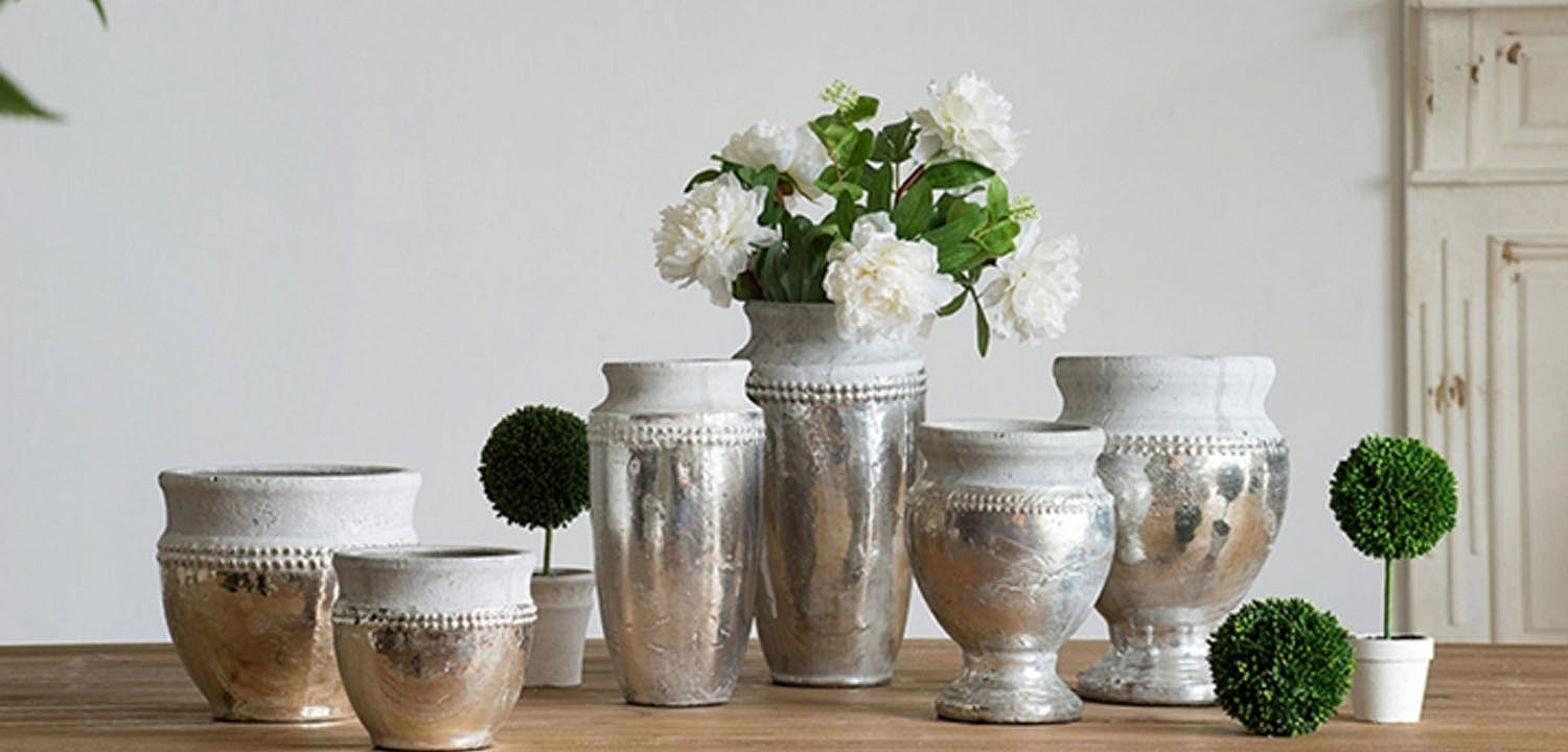 Ваза Vase Argenta silver 27 Ваза Vase Argenta silver 27 - Loft-Concept в Кирове