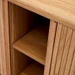 Буфет с 2-мя раздвижными дверцами из ясеневого шпона Toinette варинант исполнения - 3 | Loft Concept в Кирове