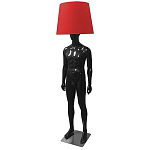 Лампа MALE MANNEQUIN LAMP с абажуром открытый позинг варинант исполнения - 1 | Loft Concept в Кирове