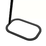 Столик приставной с прямоугольной серой столешницей Steel Stable Table варинант исполнения - 3 | Loft Concept в Кирове