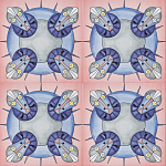 Плитка дизайнерская с узором Экипаж варинант исполнения - 1 | Loft Concept в Кирове