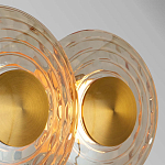 Бра из трех стеклянных фактурных дисков Eyepiece варинант исполнения - 4 | Loft Concept в Кирове