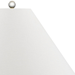 Настольная лампа овальная с тропическим принтом Stylized Aalm Leaves Motif варинант исполнения - 3 | Loft Concept в Кирове