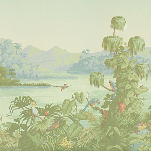 Обои ручная роспись Le Brésil Pastel