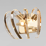 Бра золотого цвета с изогнутыми хрустальными элементами Radiant Ribbons варинант исполнения - 2 | Loft Concept в Кирове