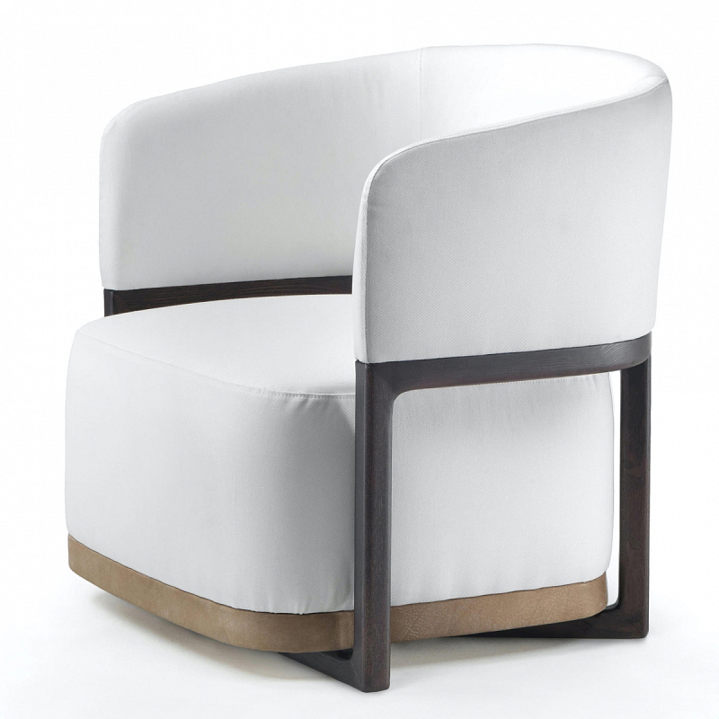 Кресло FRIDA Armchairs from Flexform Mood Белый Коричневый Бежево-серый Кресло FRIDA Armchairs from Flexform Mood Белый Коричневый Бежево-серый в Кирове | Loft Concept
