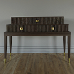 Премиальная Консоль с тремя ящиками Elsa Dreams Walnut варинант исполнения - 3 | Loft Concept в Кирове