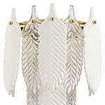 Бра с декором из рельефного стекла в виде перьев Abelia Feather Wall Lamp варинант исполнения - 3 | Loft Concept в Кирове