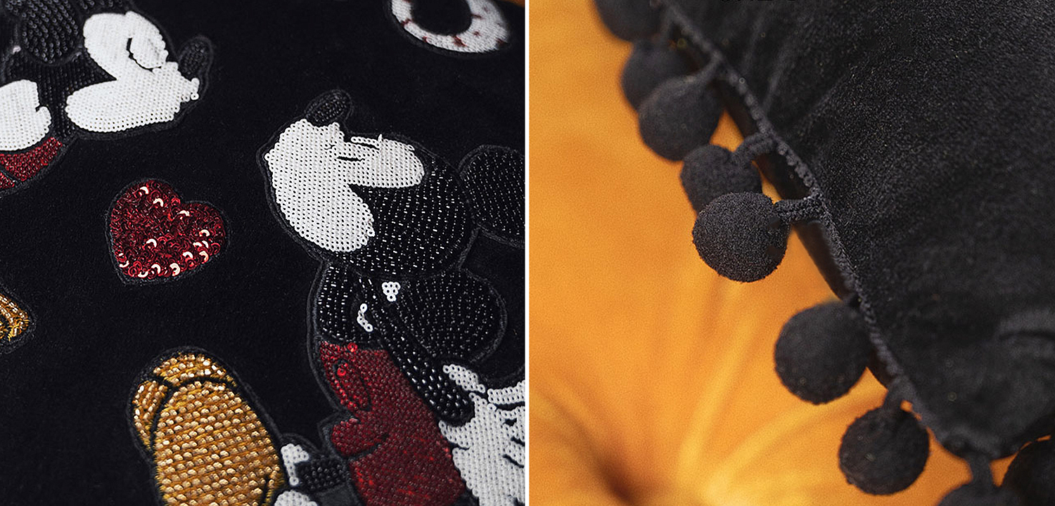 Декоративная подушка с Аппликацией и пайетками Gucci Mickey and Minnie Mouse Декоративная подушка с Аппликацией и пайетками Gucci Mickey and Minnie Mouse - Loft-Concept в Кирове