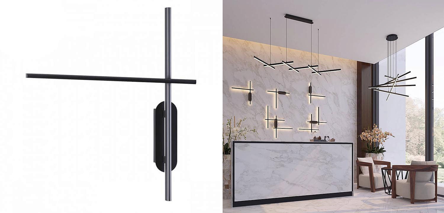 Бра Rolf Two Black Lines Бра Rolf Two Black Lines - Loft-Concept в Кирове