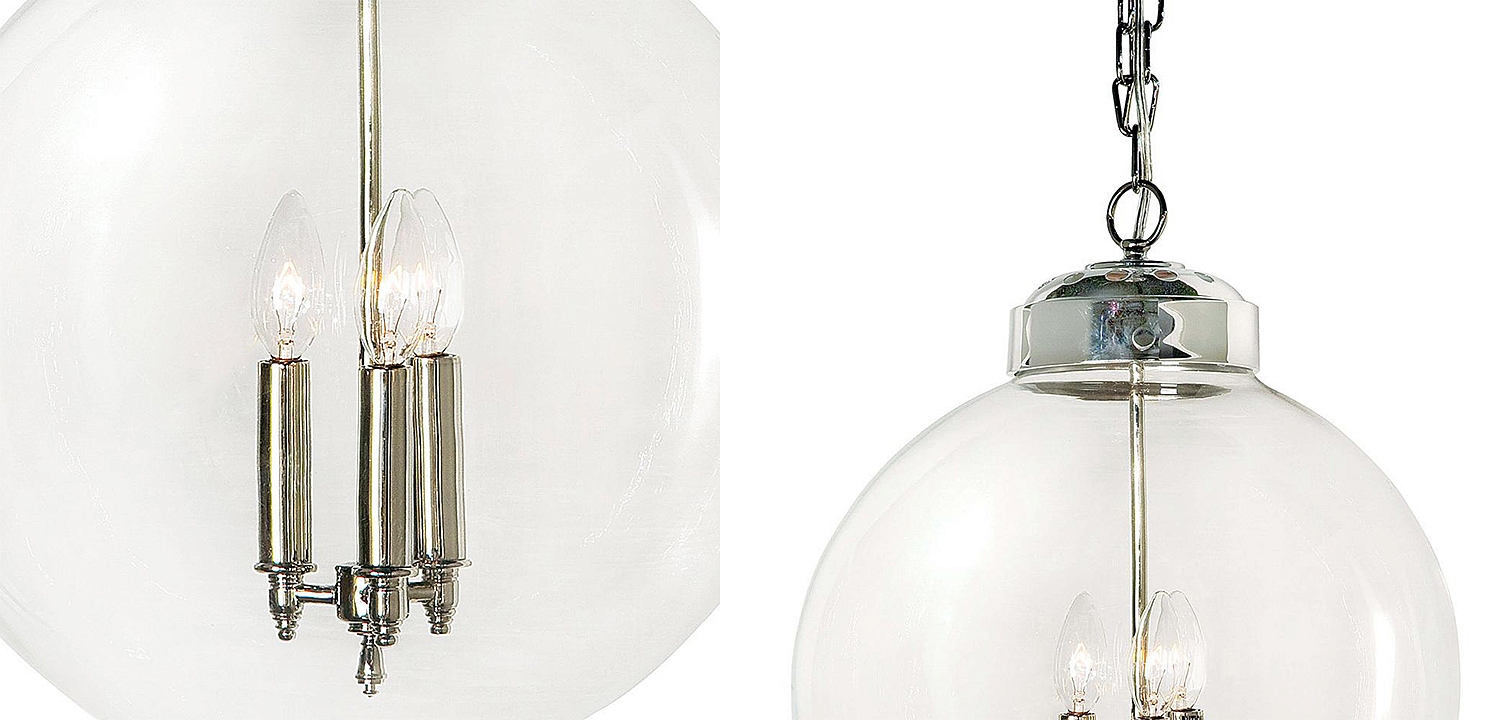 Подвесной светильник Conor Globe Hanging lamp Silver Подвесной светильник Conor Globe Hanging lamp Silver - Loft-Concept в Кирове